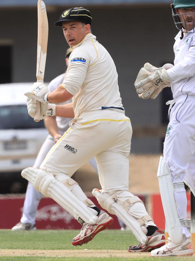 Leigh Kentish batting for Torquay. Picture: Mark Wilson