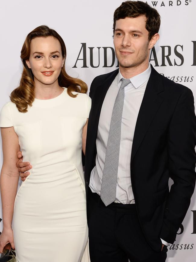 Brody with his wife, Leighton Meester. Picture: Dimitrios Kambouris/Getty Images