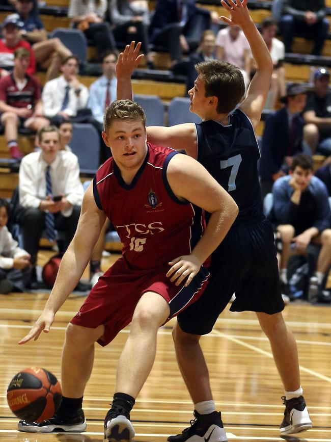 Jack Brinsmead in action for TSS. Photo by Richard Gosling.