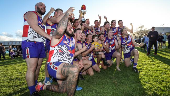 Bullioh has won its first Upper Murray league grand final since 2019 with victory over flag favourites Cudgewa. Picture: Corryong Courier