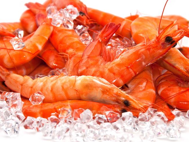 Prawns on Ice