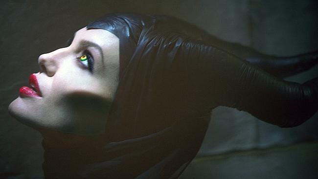 Angelina Jolie in the title role of Maleficent