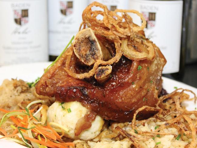 The pork knuckle at Stuyvesant's House. Picture: Supplied