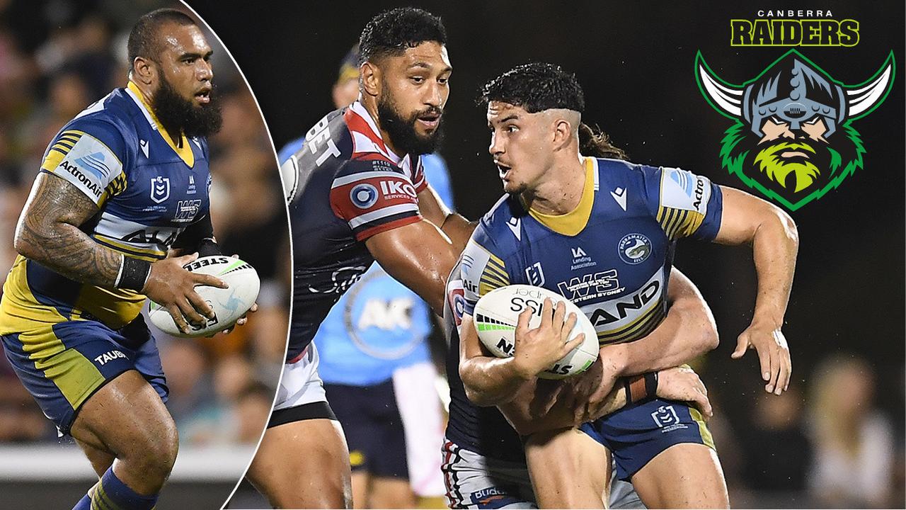 The Canberra Raiders are eyeing a swoop of Parramatta Eels stars Junior Paulo and Dylan Brown.