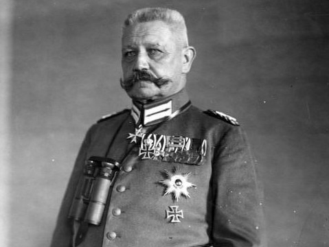 German Field Marshal Paul von Hindenburg pictured in 1916.