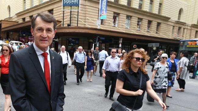 Lord Mayor Graham Quirk will open debate on the Move Safe Brisbane report at the council meeting on Tuesday. Picture: AAP/David Clark