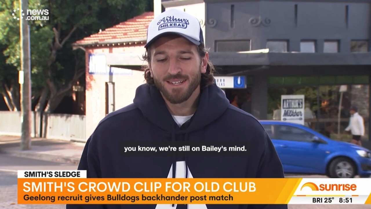 Marcus Bontempelli returns serve after ex-teammate's sledge