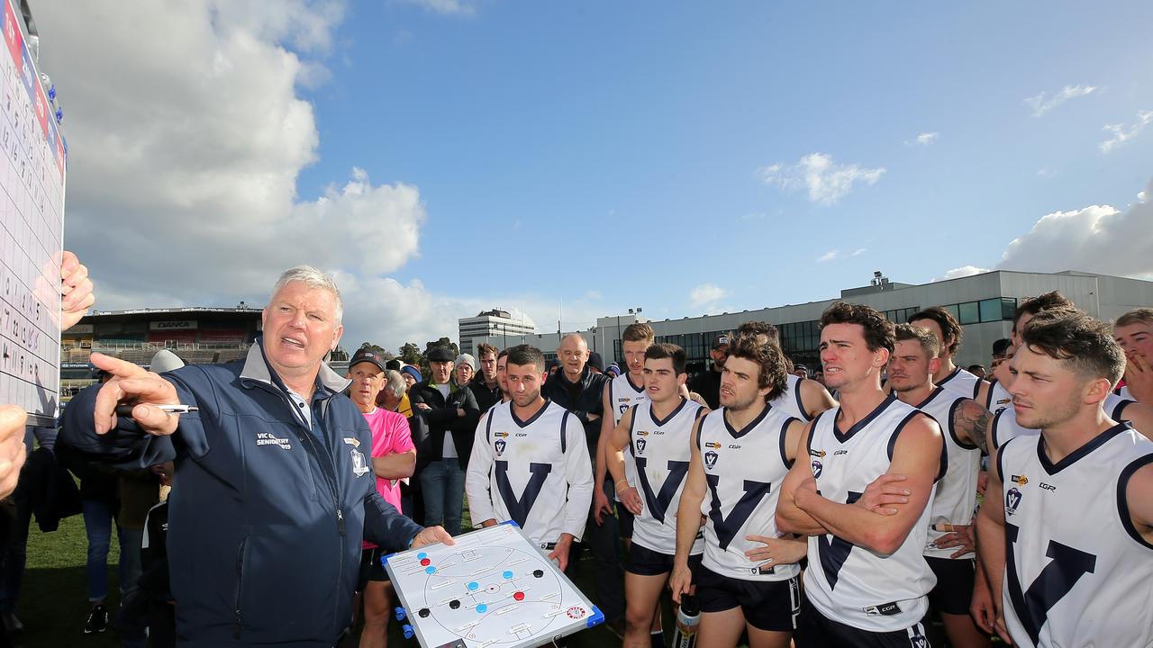 Vic Country coach Danny Frawley at Ikon Park, Carlton. Picture: Yuri Kouzmin