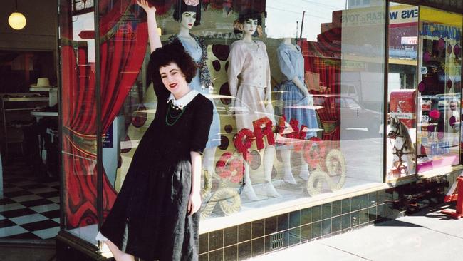 Alannah Hill: “Here I am looking very neo-prim with three lookalike Alannahs in the window. On the days I was the manageress I'd often pose in the window and spook people wandering past.”