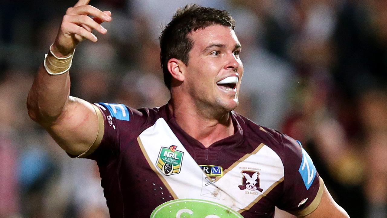 Darcy Lussick leaves the NRL having played 117 games for the Sea Eagles and Eels. Photo: Gregg Porteous