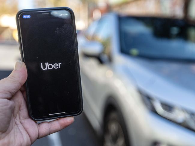 MELBOURNE, AUSTRALIA- NewsWire Photos MAY 06 2021:  Generic Uber Ride imagery. Picture: NCA NewsWire / Sarah Matray