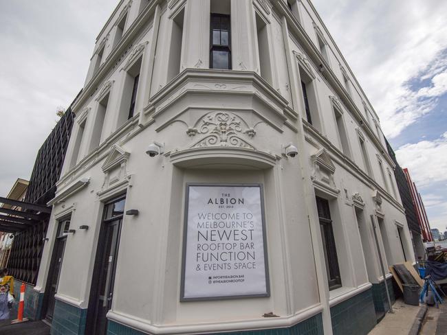 The Albion is located on York St in South Melbourne. Picture: Jason Edwards