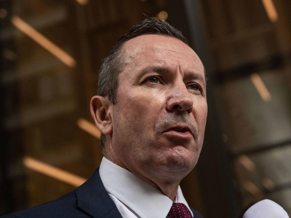 WA Premier Mark McGowan announced the changes on Wednesday. Picture: NCA NewsWire/James Gourley