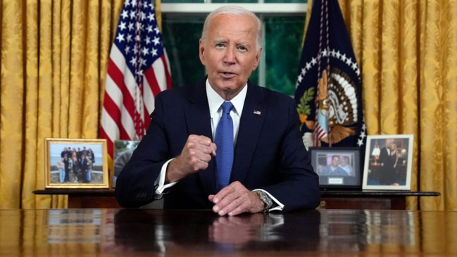 WATCH IN FULL: President Biden addresses his exit from the US election