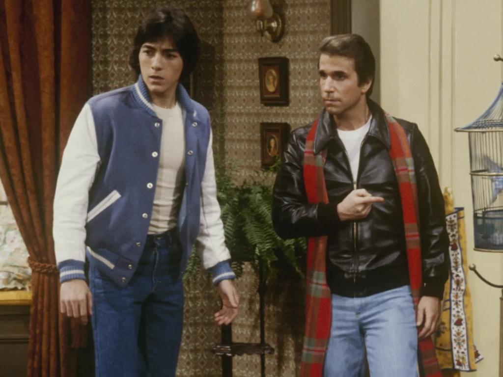 Scott Baio (left), famous for playing Chachi on Happy Days, announced that he would be leaving California.