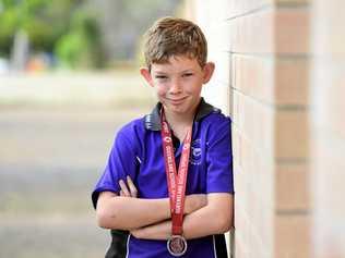 BIG DREAMS: Lachlan Philo is competing for Queensland at the Nationals in NSW. Picture: Mike Knott BUN020819PHILO2