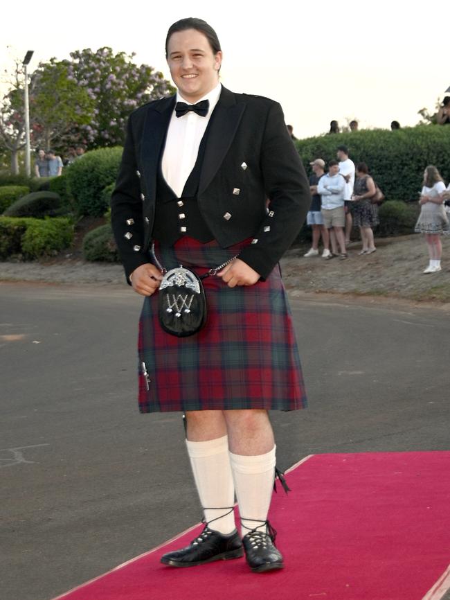 Harristown High School formal 2020 at Highfields Cultural Centre. Kieran Lindsay