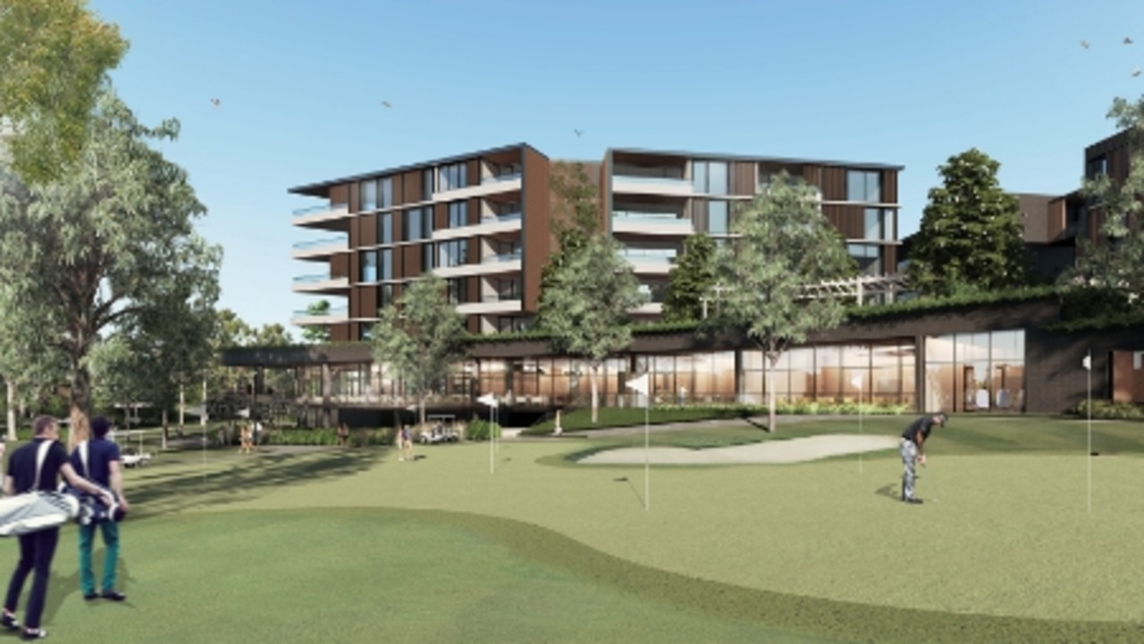 One of the artist’s impressions released of Muirfield Golf Club. Source: Altis Architecture