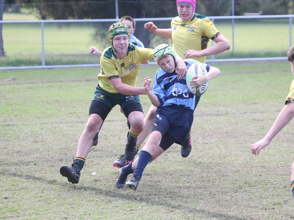 GCDRU juniors U13. Helensvale vs. Surfers Paradise. 14 July 2024 Surfers Paradise Picture by Richard Gosling