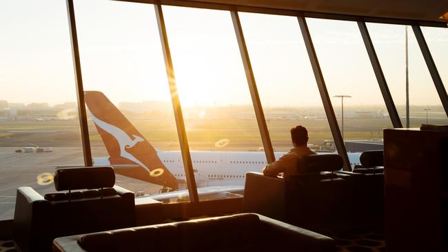 Qantas’ lounges are a remarkably stratified, graded, social class experience. Picture: Qantas