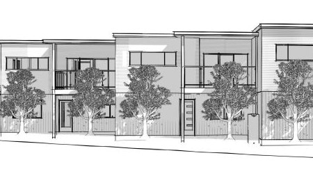 Artist impression of the proposed units.