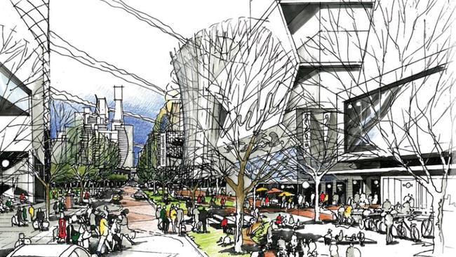 Fishermans Bend plan — Buckhurst Street, Montague