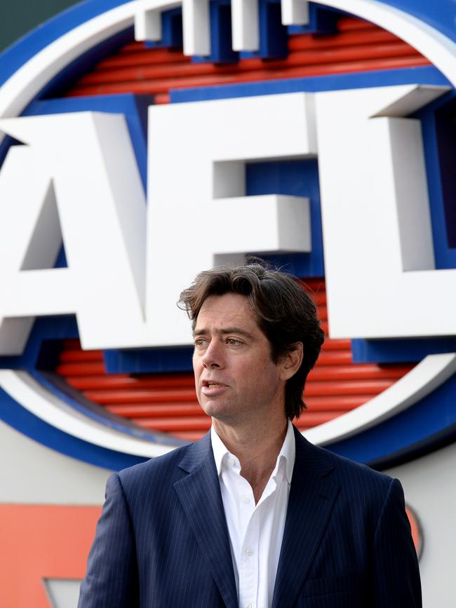 AFL Chief Executive Gillon McLachlan even has family ties to South Australia. Picture: NCA NewsWire / Andrew Henshaw