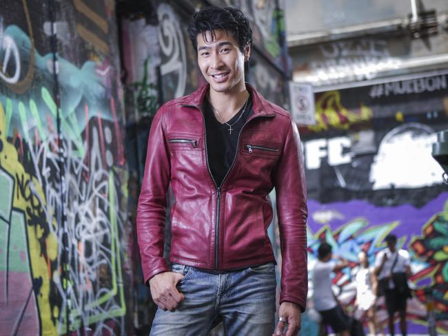 Chris Pang’s career is on the rise since appearing in Crazy Rich Asians. Picture: Wayne Taylor