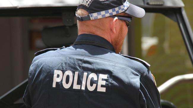 Northern Territory police in Alice Springs, Todd Mall. Picture: Gera Kazakov generic NT Police NTPFES