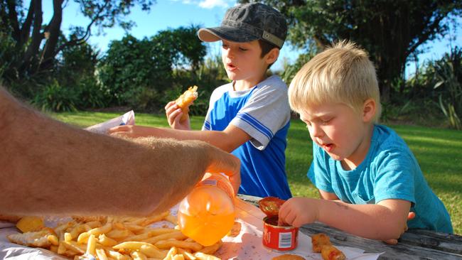 Fish and chips is a summer staple in Victoria.