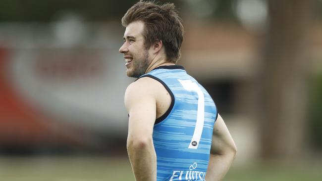 Bombers’ best and fairest Zach Merrett is still adjusting to life outside the leadership group. Picture: Getty Images