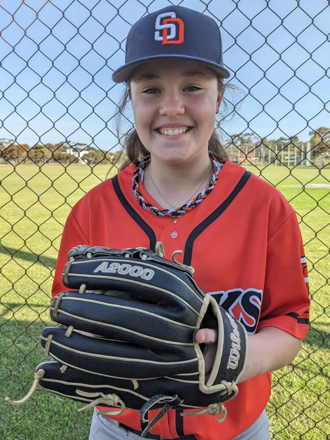 Not yet a teenager, this young baseball player is on the radar of talent scouts. Picture: Supplied