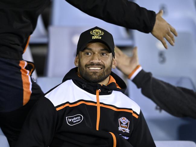 Api Koroisau will return for the Tigers this week. Picture: NRL Photos