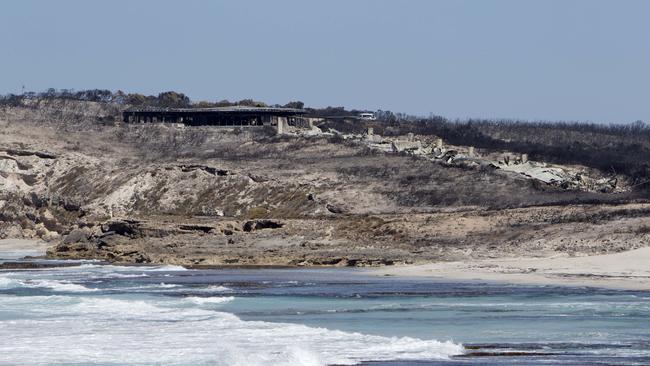 Southern Ocean Lodge was fully insured and protected by a sophisticated fire protection system, but was overwhelmed by the ferocity of the fire. Picture: Emma Brasier