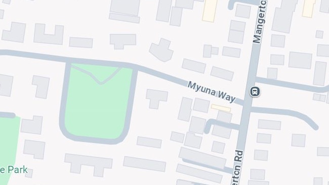 The incident occurred on Myuna Way, Mangerton.