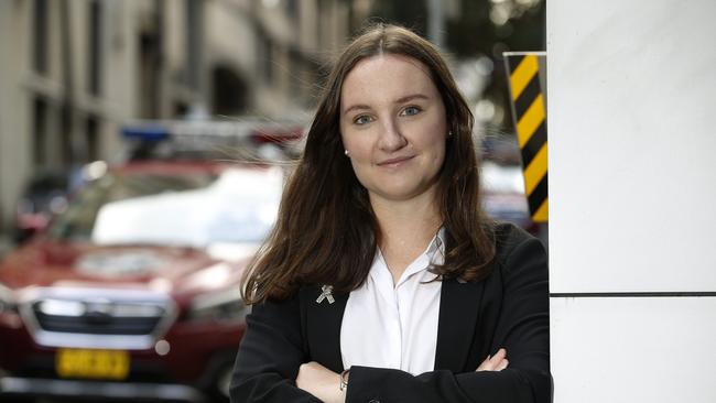 AFP Child Protection Officer Constable Emily McFarlane. Picture: John Appleyard