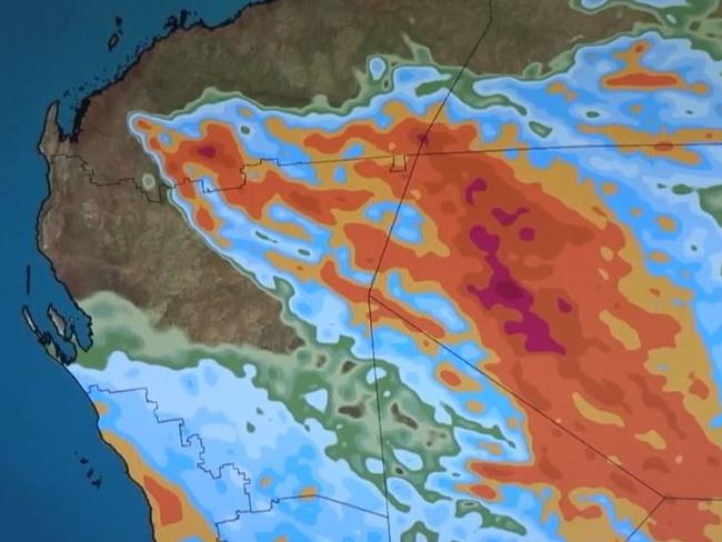 Bureau of Meteorology senior meteorologist Angus Hynes says Western Australia will get a lot of rain over the coming days. Picture: BOM