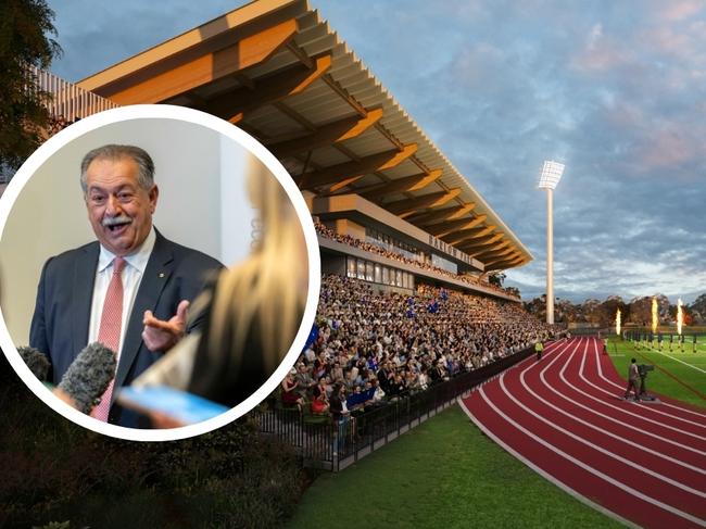 Brisbane 2032 Olympics president Andrew Liveris said it's not his job to deliver stadiums but he would help advocate for infrastructure.