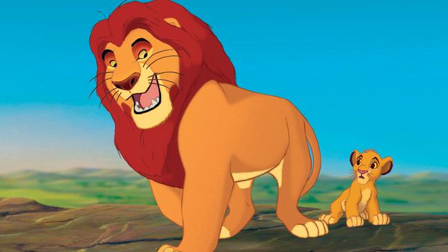 Scene from 1994 animated film 'The Lion King'.