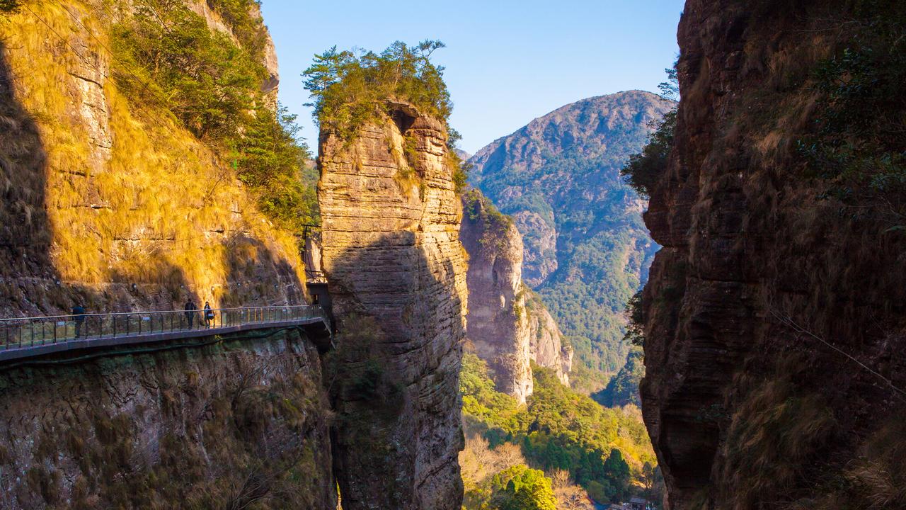 The Spiritual Rocks scenery area of Mount Yandang.