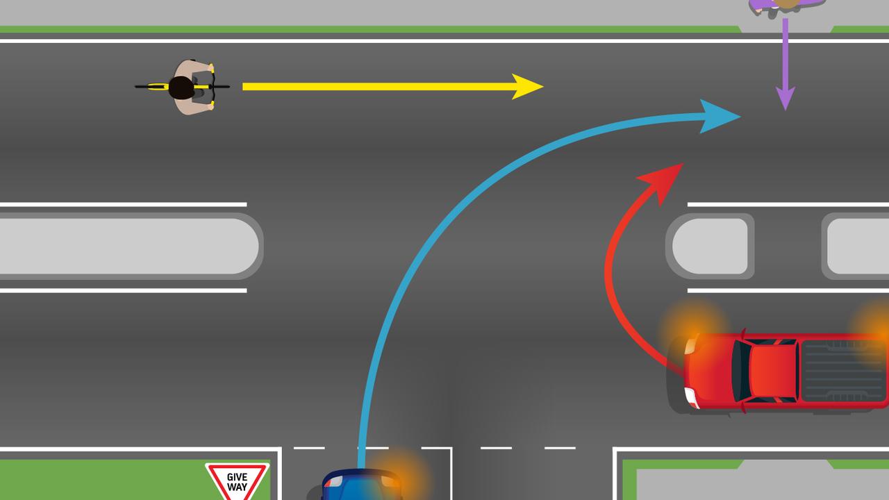 This tricky road rule quiz left hundreds of drivers stumped. Picture: Facebook