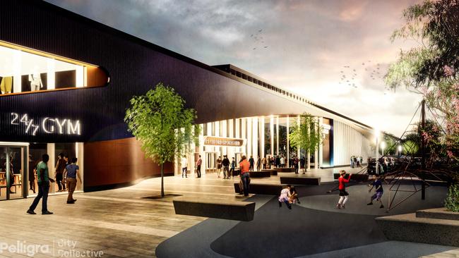 Artist's impression of the multi-sports arena planned for Elizabeth. Picture: City Collective