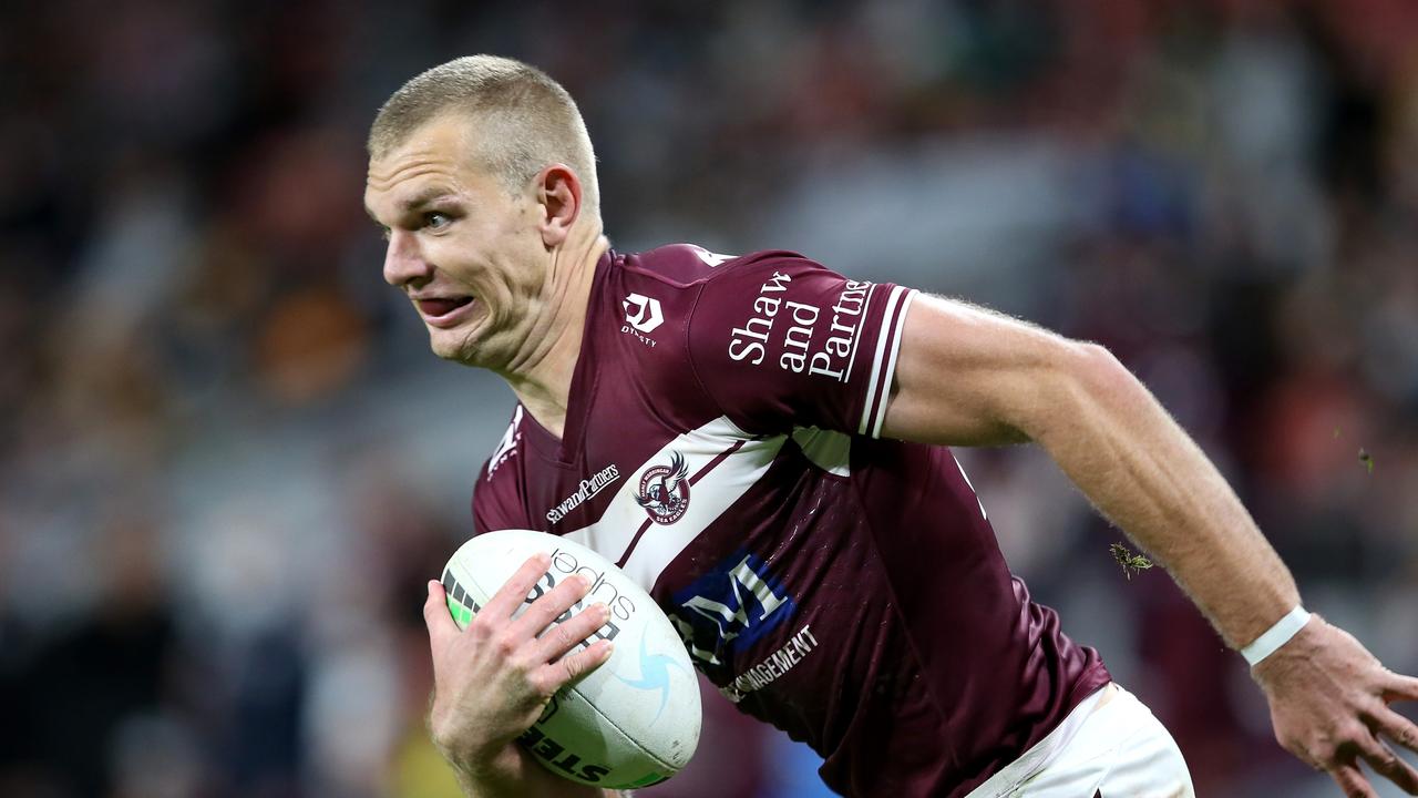 Tommy Turbo will take on the Raiders on Friday night after surviving an injury scare. (Photo by Jono Searle/Getty Images)