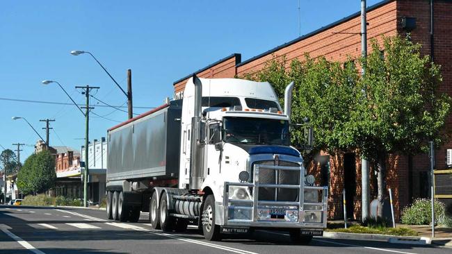 The future of truck movements around Coffs Harbour is a major consideration of the bypass concept design. Picture: Alf Wilson