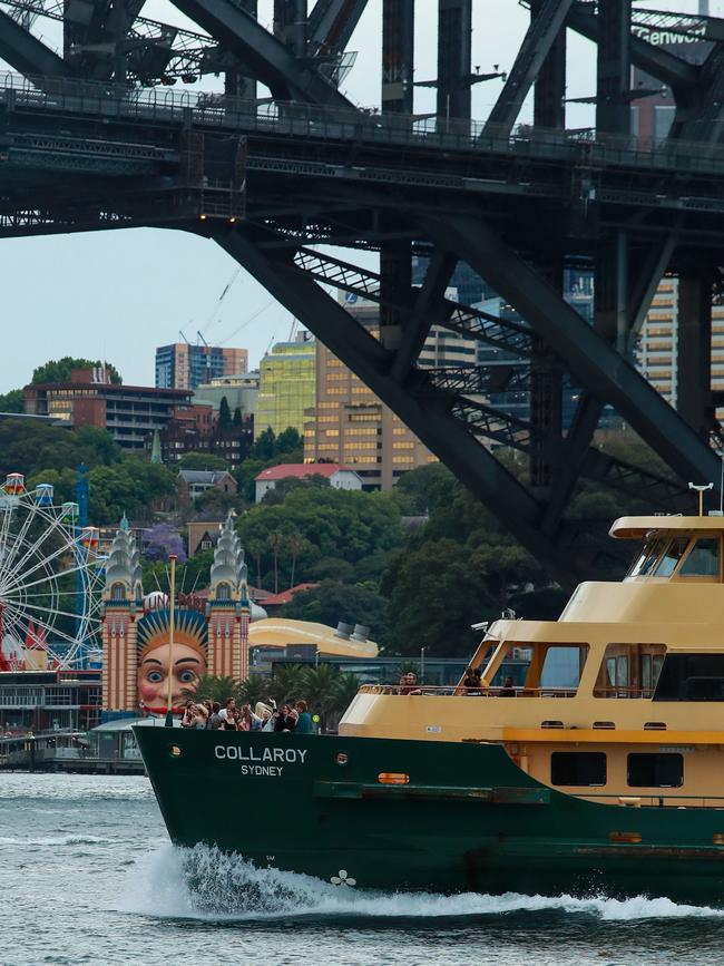 The Manly ferry. Picture: Justin Lloyd