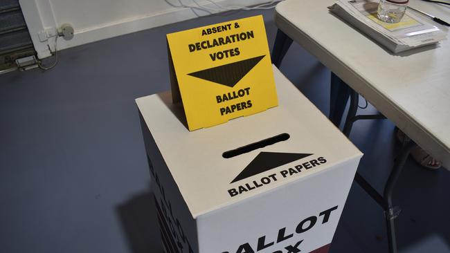 Electoral Commision of Queensland ballot box. Picture: Zizi Averill