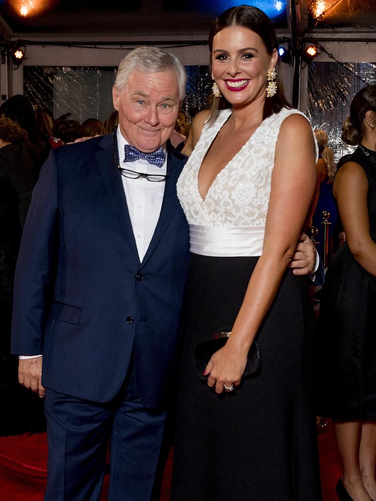 Bruce Paige and Eva Milic at the 61st TV Week Logie Awards 2019 at The Star Gold Coast, Broadbeach. Picture: Jerad Williams