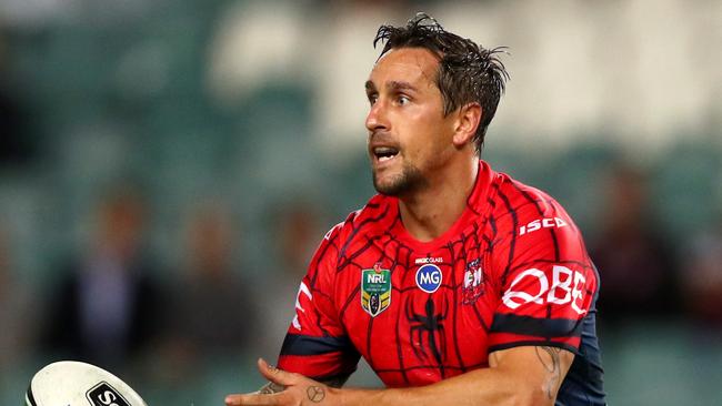 Roosters Mitchell Pearce during the round 5 NRL game between the Sydney Roosters and the Canterbury Bulldogs at Allianz Stadium, Moore Park. Picture: Gregg Porteous