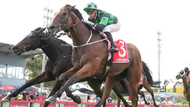 Vail Mountain is a chance to spring a minor upset in the last race of Saturday’s Sandown meeting. Picture: Racing Photos via Getty Images