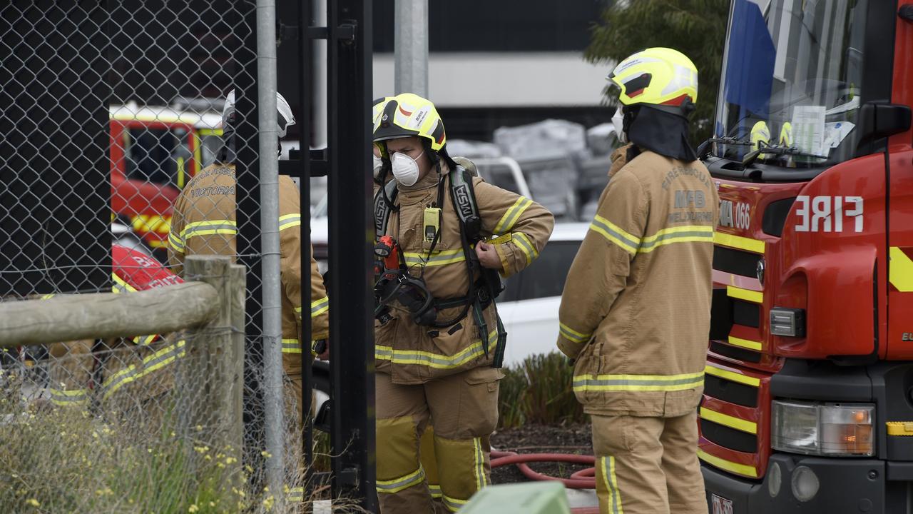 Carrum Downs Factory Fire Crews Battle